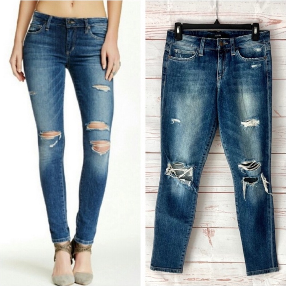 Joe’s Jeans Keagan Super Soft Destroyed Skinny Ankle Pants